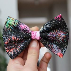 Firework Hair Bow