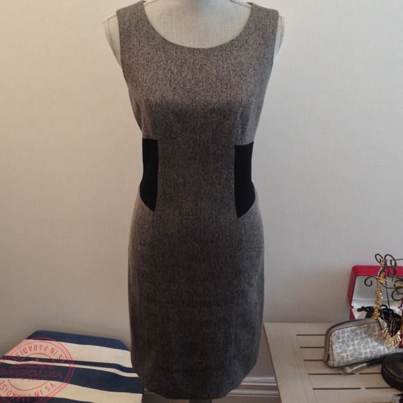 🚫SOLD LOCALLY🚫 The Limited gray wool dress