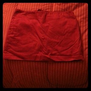 Red Mini Skirt