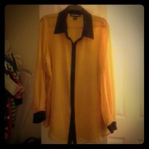 Oversized Sheer Blouse