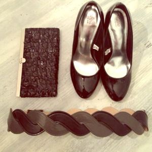 Betsey Johnson braided belt size med