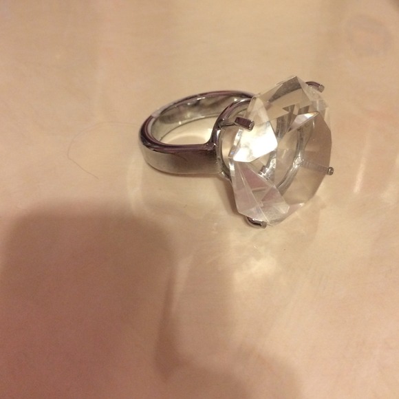 Diamond ring paper weight