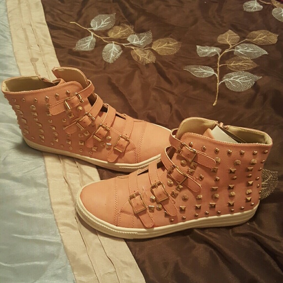 Studded high top sneaker????????HOST PICK 8/29/14 - Picture 3 of 4