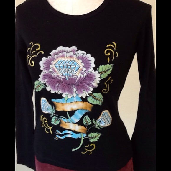 Big Bling Long Sleeve Tee NWOT