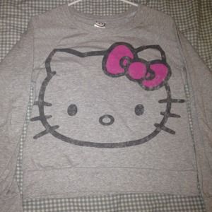 Long sleeve hello kitty top