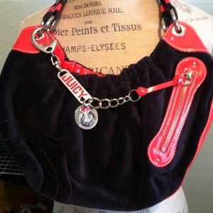 Blue and pink S.S couture, juicy couture handbag