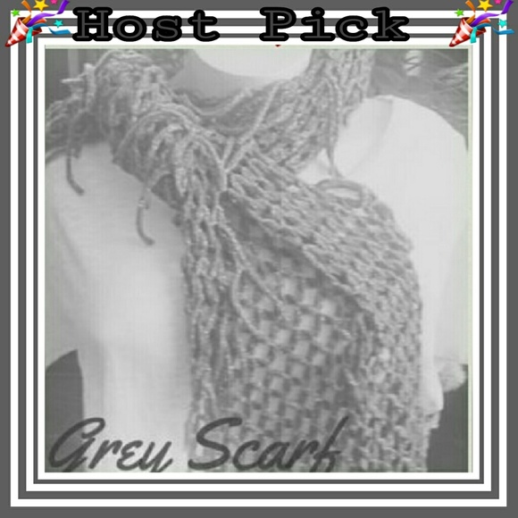 🎉HOST PICK 🎉GREY&SILVER SCARF/SHAWL - Picture 3 of 3