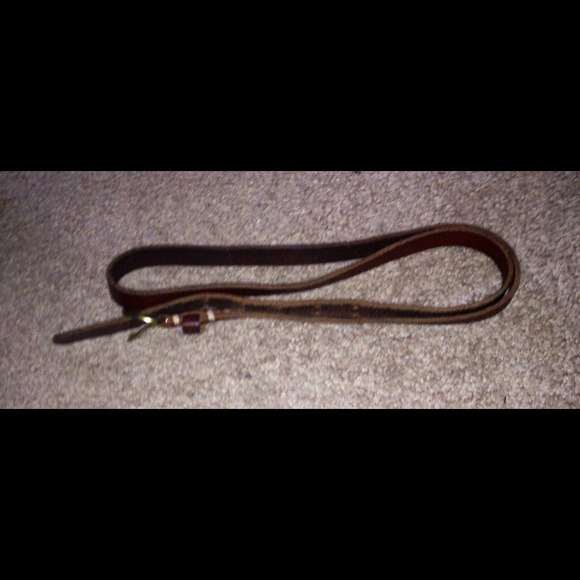 Fossil brown leather belt. - Picture 2 of 2