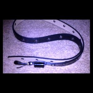 Calvin Klein black belt.