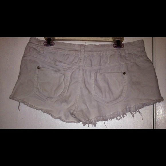 White short cut offs. - Picture 2 of 2