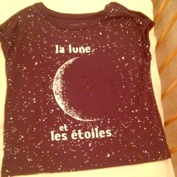 Grey moon shirt