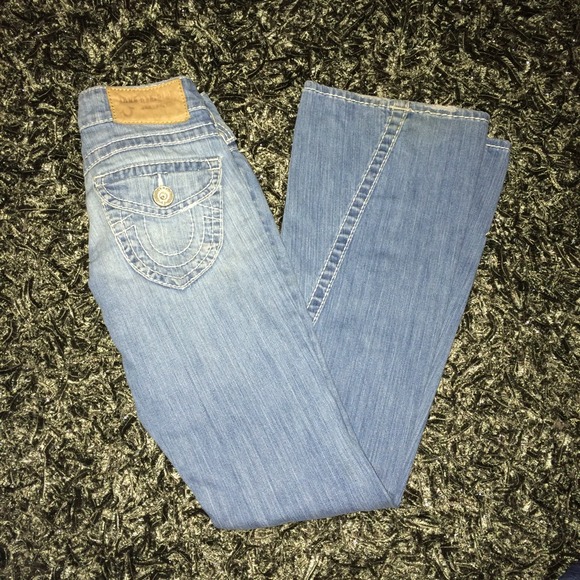 Light True religion flare jeans Y2K