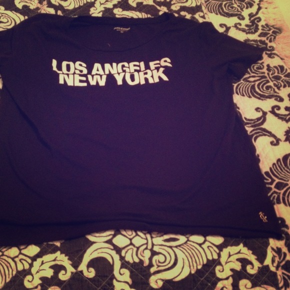 Black juicy LA NY shirt!