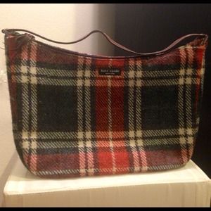 🌺Kate Spade Plaid Wool Tote 🌺