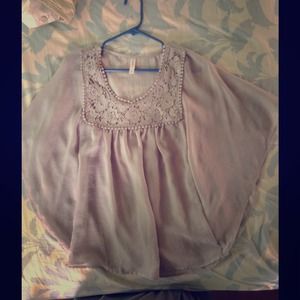 *RESERVED*Lightblue boho top.