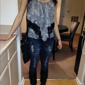 Bundle deal ! With jeans and a layered tank