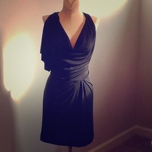 BCBG Maxazria Black cocktail dress.