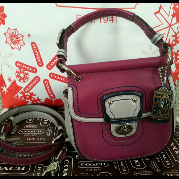 Coach Willis Berry Colorblock Mini Handbag - SOLD - Picture 1 of 4