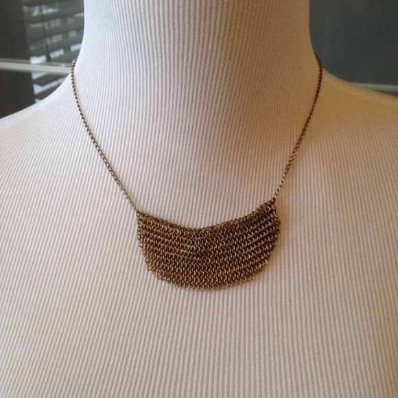 JCrew chainmail necklace