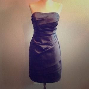 David's Bridal bridesmaid gown