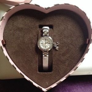 Silver Juicy Couture timepiece watch