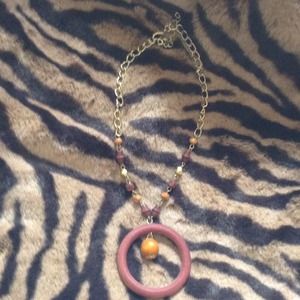 SALE! Wooden Beaded Necklace