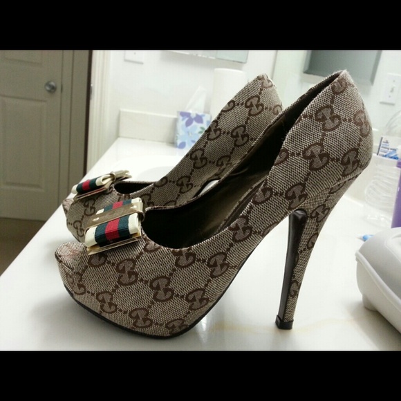 GG brand new peep toe 4 inches high heels.