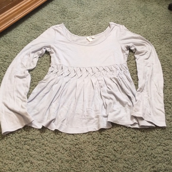 cute hippy free people style top in blue