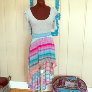 Vintage Havanas high low skirt