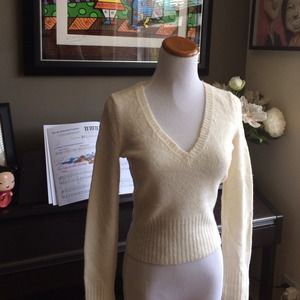Like new! Express White Sweater