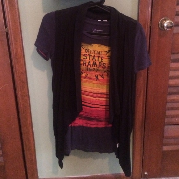 SOLD!! Black cotton vest