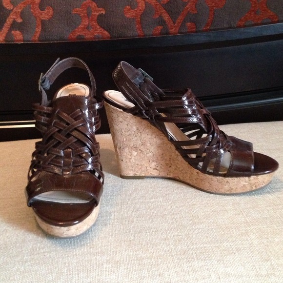 Enzo Angiolini Cork Wedges