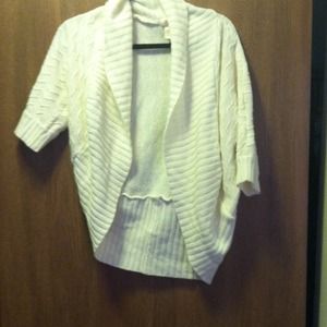 Open off white cardigan