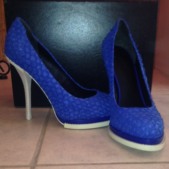 Alexander Wang AIDA Colbalt Pumps Shoes