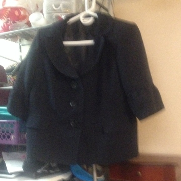 Dress barn navy blue dress suit