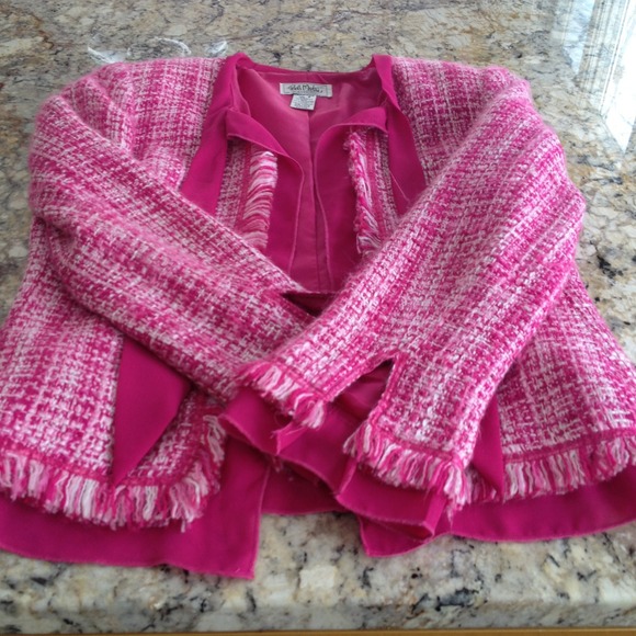 BOB MACKIE size 6 tweed jacket