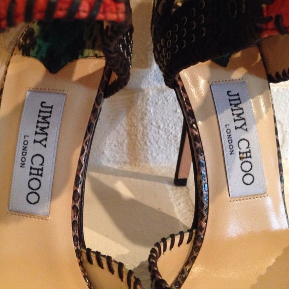 2x HOST PICK Jimmy Choo Exotic Python Stilettos - Picture 3 of 4