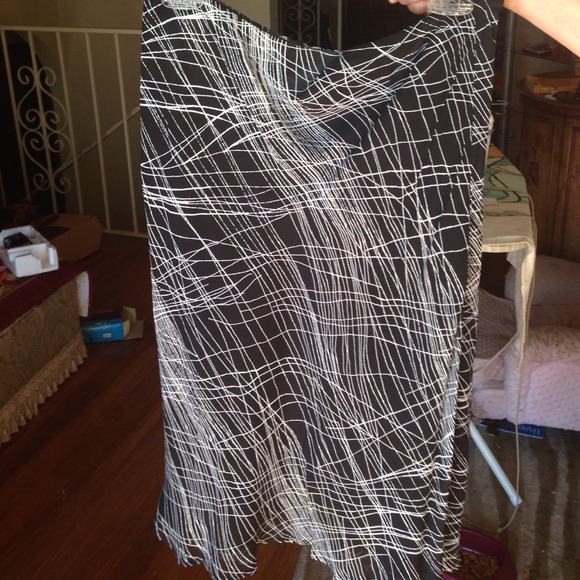 Dress skirt black & white
