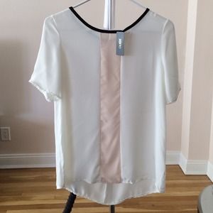 Cream blouse