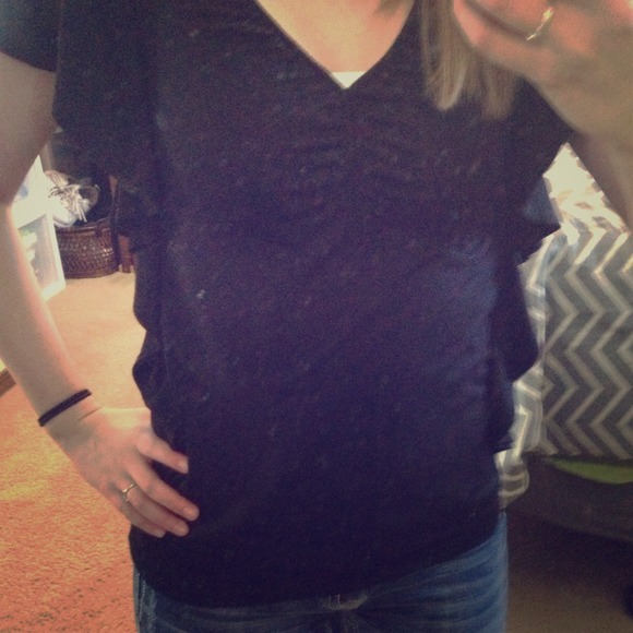 Flowy Black Top