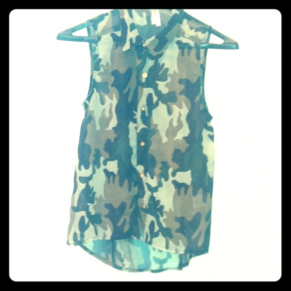 Camp flag Sheer Top