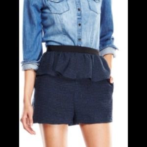 BCBG Peplum Shorts Brand New SZ 6