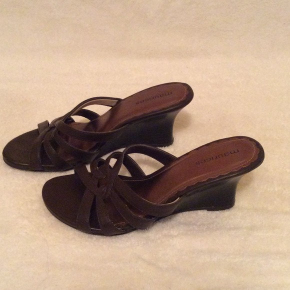 Brown Wedge Sandals