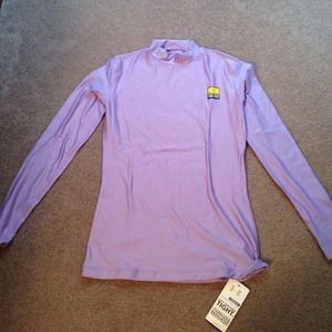 Purple under armour compression shirt