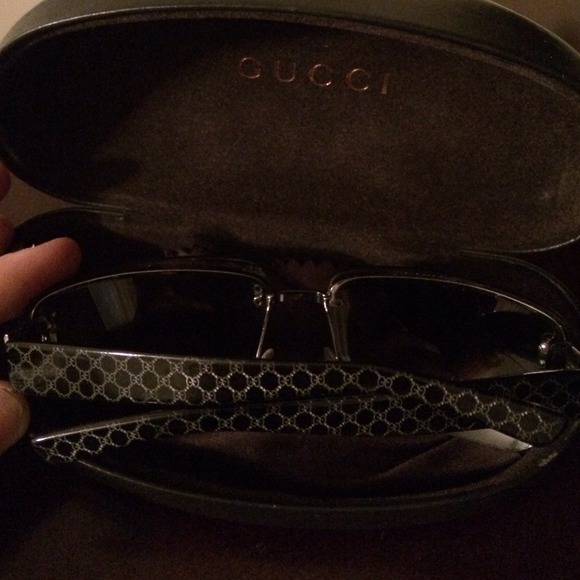 Gucci sunglasses grey gradient lenses side GG logo main image 7