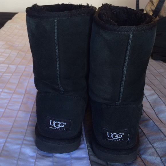 UGG black boots. Real.  USA size 7