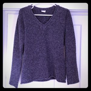 Large Columbia sweater blue gray