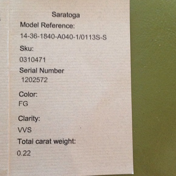 Ladies Concord Saratoga Watch