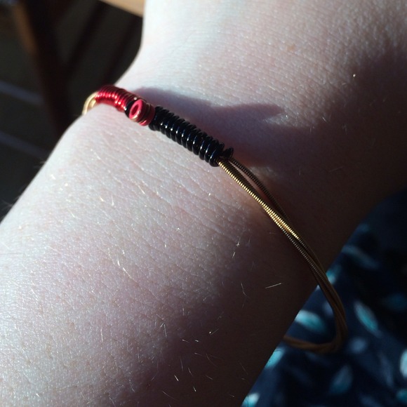 Devil went down to Georgia guitar string bracelet