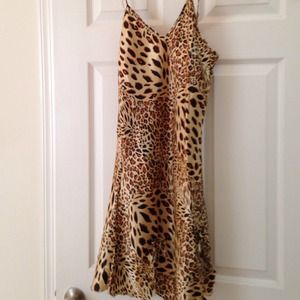 Animal print nightgown